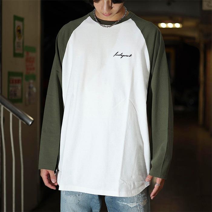 INDEPICT / インディピクト バイカラーラグランロングスリーブTシャツ ロンT メンズ in22aw04 | ロンT | Massimo  Official Store｜マッシモ オフィシャルストア