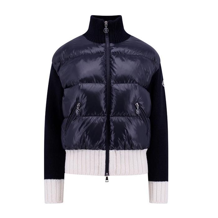 激カワ♪デカワッペン♪国内正規 美品 MONCLER BADIA めんどかっ ネイビー0