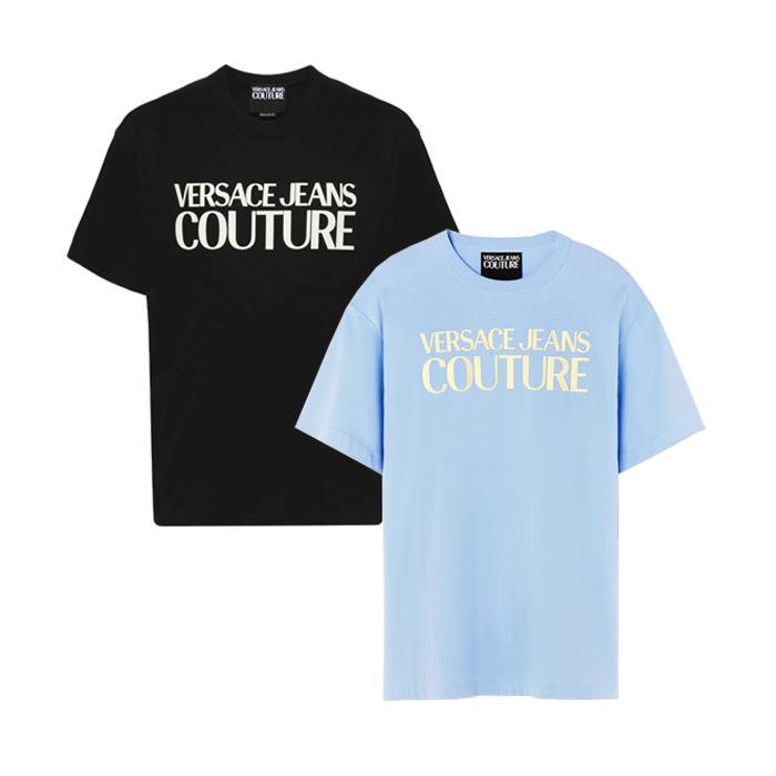 Versace Jeans Couture / ヴェルサーチ ジーンズ クチュール ロゴ プリント クルーネック Tシャツ メンズ 半袖 | Tシャツ  | Massimo Official Store｜マッシモ オフィシャルストア